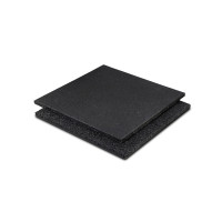 ราคา Irontec แผ่นยางกันกระแทก 50×50 รุ่น ARMOR CLASSIC (หนา 20มม.) ชุด 4 แผ่น 1 (สีดำ) (MKP1627451)