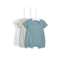 ราคา MARKS & SPENCER KIDS ชุดเซ็ตบอดี้สูทเด็กเล็กผู้ชาย Cotton Rich 3 ชิ้น สี Blue Mix 3-6 Month (CDS21530951)
