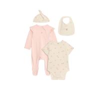 ราคา MARKS & SPENCER KIDS ชุดเซ็ตบอดี้สูทเด็กเล็กผู้หญิง Pure Cotton Peach 4 ชิ้น สี Pink Mix 6-9 Month (CDS21530739)