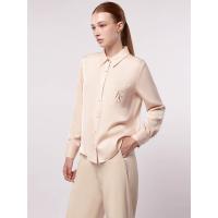 ราคา ESPADA เสื้อเชิ้ตแขนยาวผ้าซาติน ผู้หญิง สีเบจ L (MKP1755769)