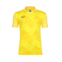 ราคา GRAND SPORT เสื้อกีฬาคอปกพิมพ์ลาย (011576) สีเหลือง L (MKP1960305)
