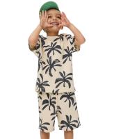 ราคา MARKS & SPENCER KIDS ชุดเสื้อยืดแขนสั้นกางเกงขาสั้นเด็กเล็กผู้ชาย Pure Cotton Palm 2 ชิ้น สี White Mix 4.5 Years (GRCDS11525050246)