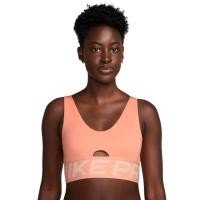 ราคา NIKE สปอร์ตบราผู้หญิง Pro Indy Plunge Medium-Support Padded สี Apricot Agate/Washed Coral/White M (GRCDS53725040548)