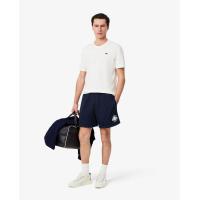ราคา LACOSTE กางเกงขาสั้นลาคอสท์ มีลายกราฟฟิค ผ้าตาข่าย สีน้ำเงิน 3 (MKP1958896)