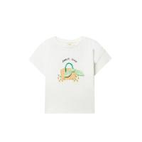 ราคา SFERA KIDS เสื้อยืดเด็กโตผู้หญิงแขนสั้น คอกลม Printed Detail and Bow สีขาว 6 EU (CDS22093912)