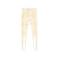 ราคา KLOSET (RS23)กางเกงเลคกิ้ง ผ้าพิมพ์ สีเหลือง M (MKP1423871)