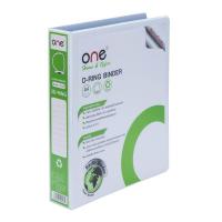 ราคา ONE ONE แฟ้ม 2 ห่วง สีขาว ขนาด A4 สัน 2 นิ้ว (MKP1641315)