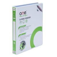 ราคา ONE ONE แฟ้ม 2 ห่วง สีขาว ขนาด A4 สัน 1.5 นิ้ว (MKP1641335)