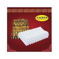 ราคา AMBER หมอนหนุนยางพารา รุ่น มาสสาจคอนทัว Medium Support สีขาว (CDS10080917)