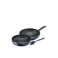 ราคา TEFAL ชุดกระทะ Clearcook 3 ชิ้น รุ่น B266S395 สีกรมท่า (CDS92033139)