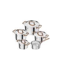 ราคา ZWILLING ชุดหม้อสแตนเลส 5 ชิ้น รุ่น Bellasera กระจายความร้อนดี N71170005 สีเงิน (CDS85997745)