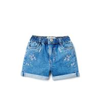 ราคา SFERA KIDS กางเกงยีนส์ขาสั้นเด็กโตผู้หญิง ปักลายดอกไม้ สีเดนิม 9 EU (CDS22094148)