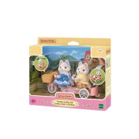 ราคา SYLVANIAN FAMILIES ของเล่นหุ่นตัวละคร ชุดปั่นจักรยาน Good friend พี่น้องฮัสกี้ รุ่น 056370 สีหลากสี (CDS88942643)