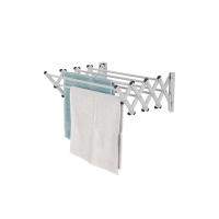 ราคา Eazy Clean ราวตากผ้าติดผนังแบบพับเก็บได้ ขนาด 60x61x22 ซม. สีเงิน (CDS97092759)
