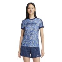 ราคา ADIDAS เสื้อยืดผู้หญิง Adidas Originals x Liberty London Tonal Cali สี Multicolor / Multicolor / Chalk White / Ambient Sky XS (CDS21915642)