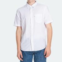 ราคา LEVI'S เสื้อเชิ้ตแขนสั้น Men's Short Sleeve Classic 1 Pocket Standard Fit Shirt สี Bright White XL (MKP1397196)