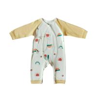 ราคา BABY STONE ชุดเด็กอ่อนบอดี้สูทผูกเชือกป้ายผ้าพิมพ์ลายดวงอาทิตย์สีครีมผ้าฝ้าย (MKP1288328)