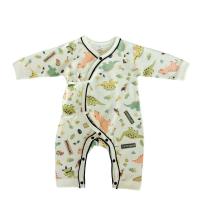 ราคา BABY STONE ชุดเด็กอ่อนบอดี้สูทผูกเชือกป้ายผ้าพิมพ์ลายไดโนเสาร์สีครีมผ้าฝ้าย (MKP1288332)