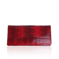 ราคา BANGKOK BOOTERY กระเป๋าสตางค์หนังงูทะเลสีแดงและดำ 19 (MKP1287344)