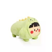 ราคา MINI MONO ตุ๊กตาผ้าขน เด็กหญิงในชุดไดโนเสาร์ สีเขียวอ่อน (CDS20200503)