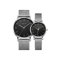 ราคา JULIUS นาฬิกาข้อมือคู่ ผู้หญิง ผู้ชาย รุ่น JA-1164 สีเงินดำ สายสแตนเลสสตีล แบรนด์เกาหลี แฟชั่นฮิตของแท้ (MKP1262830)