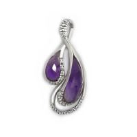 ราคา FINEJEWELTHAI จี้อะเมทิสต์-ทรงหยดน้ำ-งานสุวัน-จี้เงินแท้-จี้เพชรสังเคราะห์-เพชรสังเคราะห์-พลอยประจำเดือนเกิด-SWP010-Amt สีเงิน (MKP0759775)