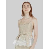 ราคา VALENTIER เสื้อสายเดี่ยวผ้าแจ็คการ์ดลายลูกไม้ สีเบจ M (MKP1096763)