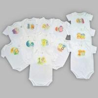 ราคา Wallaby เสื้อเซทบอดี้สูท12ตัวลายสัตว์สีพาสเทล 0-3 Month (MKP1095211)