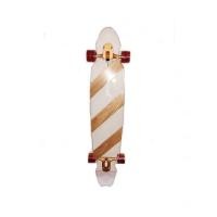 ราคา Ghost Longboard ลองบอร์ดอะคริลิคลายเเกะสลักผสมไม้ 40 นิ้ว (MKP1388797)
