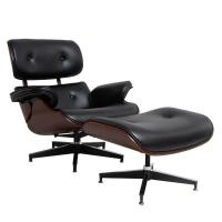 ราคา U-RO DECOR เบเนลักซ์ เก้าอี้/โซฟาพักผ่อนพร้อมสตูลวางเท้า สีดำ (MKP0690504)