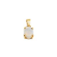 ราคา FINEJEWELTHAI จี้ผู้หญิง เงินแท้ ฝังโอปอลแท้ สีพิ้งค์โกลด์ (MKP1986530)