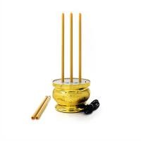 ราคา Claire Candle ชุดธูปเทียนไฟฟ้า LED ธูปไฟฟ้า 30 ซม. แบบชาร์จ พร้อม SD Card มีบทสวดมนต์ พร้อมเทียนไฟฟ้า ความหมาย"สมหวัง" 30 ซม. สองระบบ แบบใส่ถ่าน หรือสายUSB 30ซม. สีแดงฐานทอง รีโมท (MKP0948320)