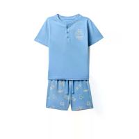 ราคา SFERA KIDS ชุดนอนเด็กโตผู้ชาย Henley Collar สีฟ้า 9_EU (GRCDS54525040256)