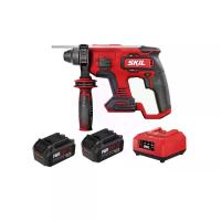 ราคา SKIL สว่านโรตารี่ไร้สาย 20 โวลต์ รุ่น RH1704C-20 พร้อมแบตเตอรี่ 5 แอมป์อาว 2 ก้อน + แท่นชาร์จ 1 เครื่อง / สีแดง-ดำ (MKP1397483)