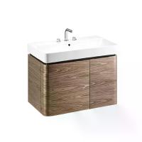 ราคา KOHLER ตู้เฟอร์นิเจอร์ สี วอลนัท พร้อมอ่างล้างหน้าบนเคาน์เตอร์ เจาะรูเดี่ยว (รุ่น ฟอร์ฟร้อนท์) K-45764X-E63+K-2749X-1-0 (MKP1233088)