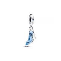 ราคา PANDORA ชาร์ม Pandora Disney Cinderella shoe sterling silver dangle with fancy light blue cubic zirconia and forever blue crystal Free Size (MKP1627720)