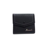 ราคา MARWELL กระเป๋าธนบัตรสตรี ทรงสั้น แบบ 3 พับ หนังแท้ สีดำ One Size (MKP1678649)