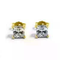 ราคา FINEJEWELTHAI ต่างหูเพชร-ต่างหูเงิน-เงินแท้925-เพชรสังเคราะห์-E1089czg สีทอง (MKP0770241)