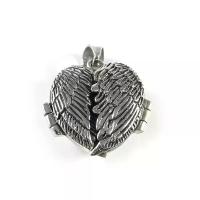 ราคา FINEJEWELTHAI ล็อกเก็ตหัวใจ-ลายปีกนก-ล็อกเก็ตเงินแท้-ล็อกเก็ตใส่รูป-จี้เงิน-P20630000 สีเงิน (MKP0692462)