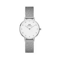 ราคา DANIEL WELLINGTON นาฬิกา Petite Lumine Pressed Mesh สีเงิน 28mm (MKP1357718)