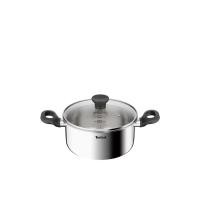 ราคา Tefal หม้อสองหูสเตนเลส Starter 20 ซม. รุ่น E3254495​ พร้อมฝาแก้ว สีเงิน (CDS10875049)