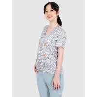 ราคา AMILA เสื้อเบลาส์ ผู้หญิง วินเทจ แขนสั้น อ๊อฟไวท์ S (MKP1594868)