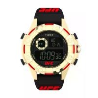 ราคา Timex นาฬิกาข้อมือผู้ชาย UFC Kick รุ่น TW2V86600 สายเรซิ่น สีดำ/แดง (MKP1605183)