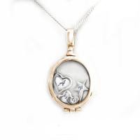 ราคา FINEJEWELTHAI ล็อกเก็ตทรงรี-ล็อกเก็ตเงินแท้-ล็อกเก็ตใส่ของ-จี้เงิน-เงินแท้925-P11810000-pg สีพิ้งค์โกลด์ (MKP1227901)