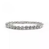 ราคา FINEJEWELTHAI สร้อยข้อมือเงินแท้ สร้อยข้อมือเพชร - T3043cz สีเงิน (MKP0759658)