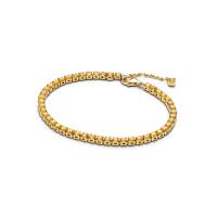 ราคา PANDORA สร้อยข้อมือ 14k gold-plated bracelet สีทอง 18cm (MKP1988015)