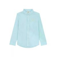 ราคา GIORDANO เสื้อเชิ้ตแขนยาวเด็กผู้ชาย Regular Oxford Shirts (Lion) สีฟ้า Turquoise 120 (MKP1989403)