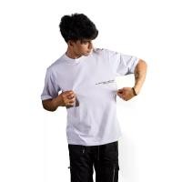 ราคา DAVIE JONES เสื้อยืดผู้ชาย พิมพ์ลายโลโก้ ทรง Oversized Fit สีขาว S (MKP1960577)