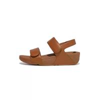 ราคา FitFlop™ รองเท้าแตะแบบรัดส้นผู้หญิง LULU ADJUSTABLE LEATHER B/S รุ่น FV8-592 สี BROWN 6 UK (MKP1696307)