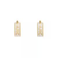 ราคา MARC JACOBS ต่างหู THE MARC JACOBS HOOP EARRINGS สี GOLD/CREAM (MKP1988938)